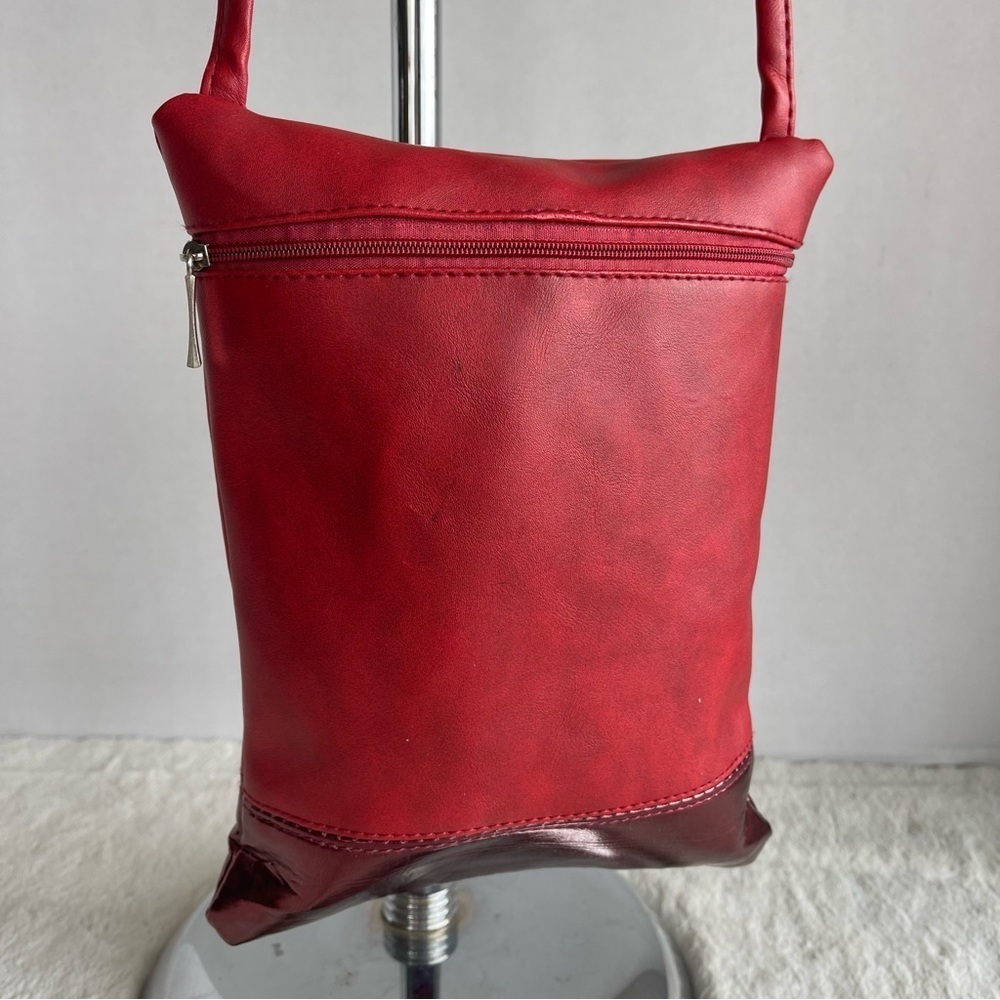 Sorbetto Accesori Elegant Red Crossbody Bag - Picture 5 of 12